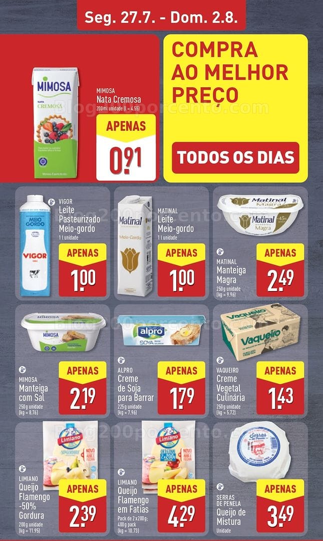 Antevisão Folheto ALDI Promoções de 27 julho a 2 agosto
